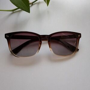 Polarized Gradient Sunglasses P2005 Italian Design Tortoise Ombre Steve McQueen
